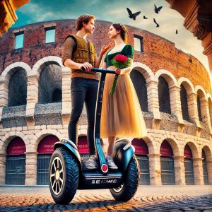 Verona con Romeo e Giulietta